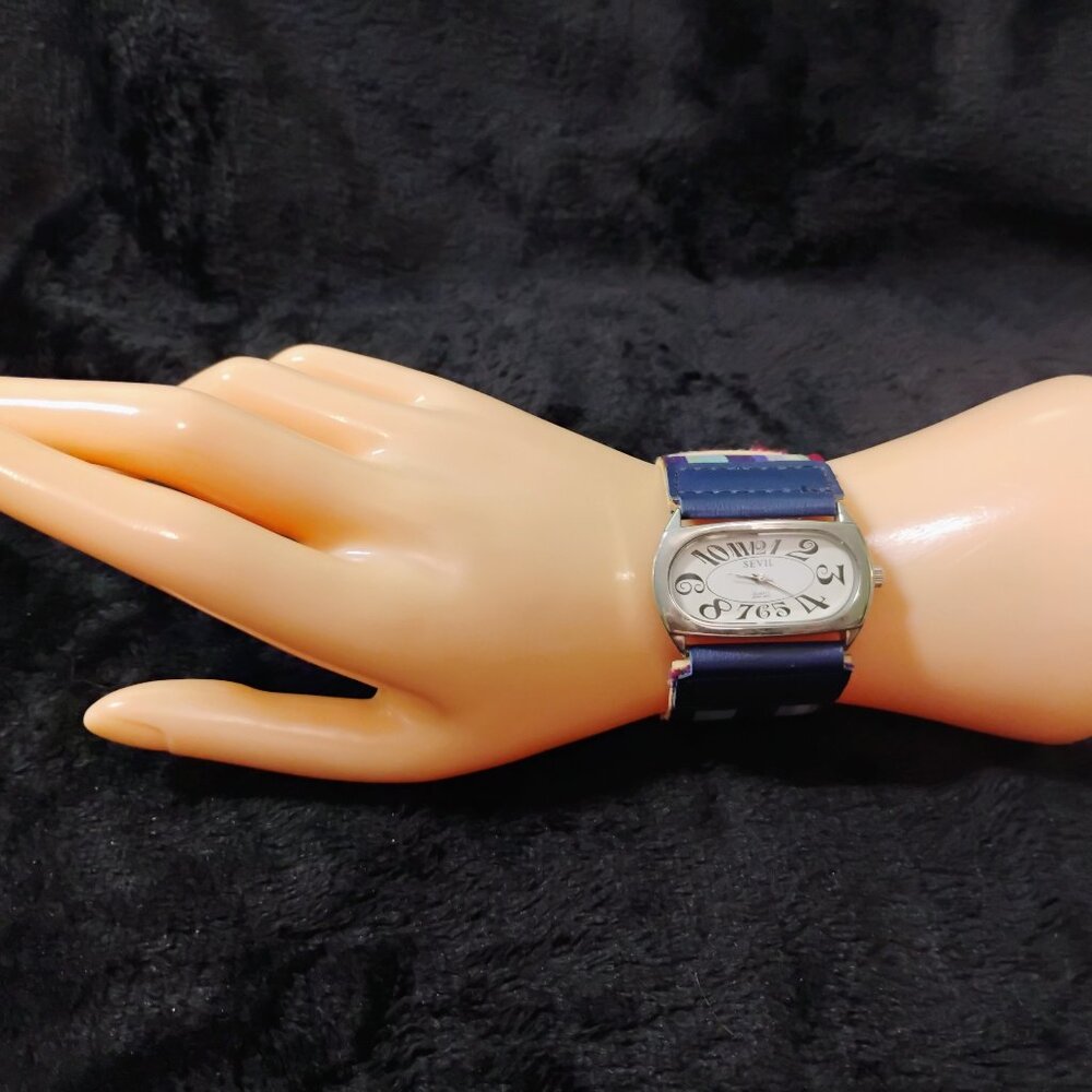 Sevil Colorful Striped Watch (210)